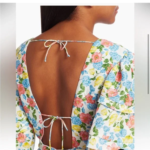 NEW WITH TAGS AMUR Avian Floral Mini Dress Size 12 - Picture 3 of 7